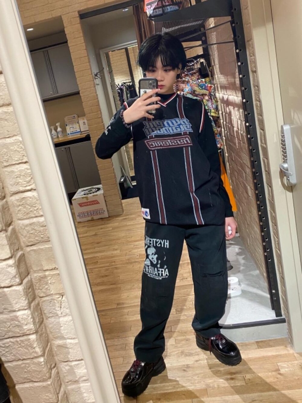 ヒステリックグラマー THUNDER MOUNTAIN Tシャツ HYSTERIC GLAMOUR（ヒステリックグラマー）の「THUNDER MOUNTAIN