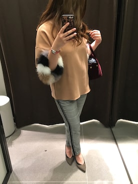 「ショッピング」｜「アイテム（パンプス）」を使った、riko.12さん（レディース・157cm）の秋コーディネート