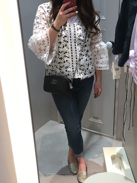 「chanel」｜「アイテム（その他シューズ）」を使った、riko.12さん（レディース・157cm）の春コーディネート