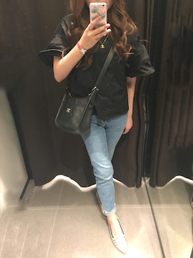 「chanel」｜「アイテム（その他シューズ）」を使った、riko.12さん（レディース・157cm）の春コーディネート