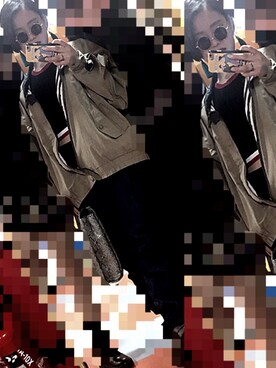 「Pink Flamingo（ピンクフラミンゴ）のアイテム」を使った、sa.さん（レディース・163cm）の冬コーディネート