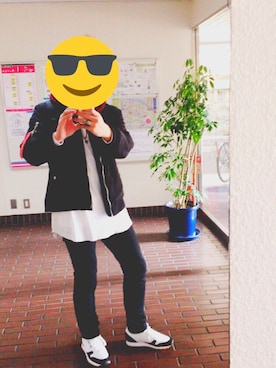 「SPINNS（スピンズ）のアイテム（その他アウター）」を使った、リュウさん（メンズ・181cm）の冬コーディネート