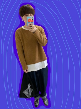 「チャイハネ（チャイハネ）のアイテム（その他シューズ）」を使った、ﾏｼｭーさん（レディース・154cm）の春コーディネート