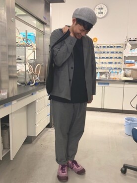 「MARGARET HOWEEL」｜kokさん（メンズ・170cm）の春コーディネート