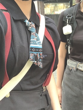 「古着女子」｜「アイテム（財布/小物）」を使った、sakurakoさん（レディース・156cm）の夏コーディネート