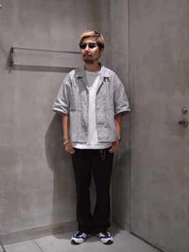 「FUTUR（フューチャー）のアイテム」を使った、Kiyotaka Nakagawaさん（メンズ・171cm）の夏コーディネート