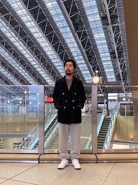 「MONKEY TIME（モンキータイム）のアイテム（テーラードジャケット）」を使った、Kiyotaka Nakagawaさん（メンズ・171cm）の春コーディネート