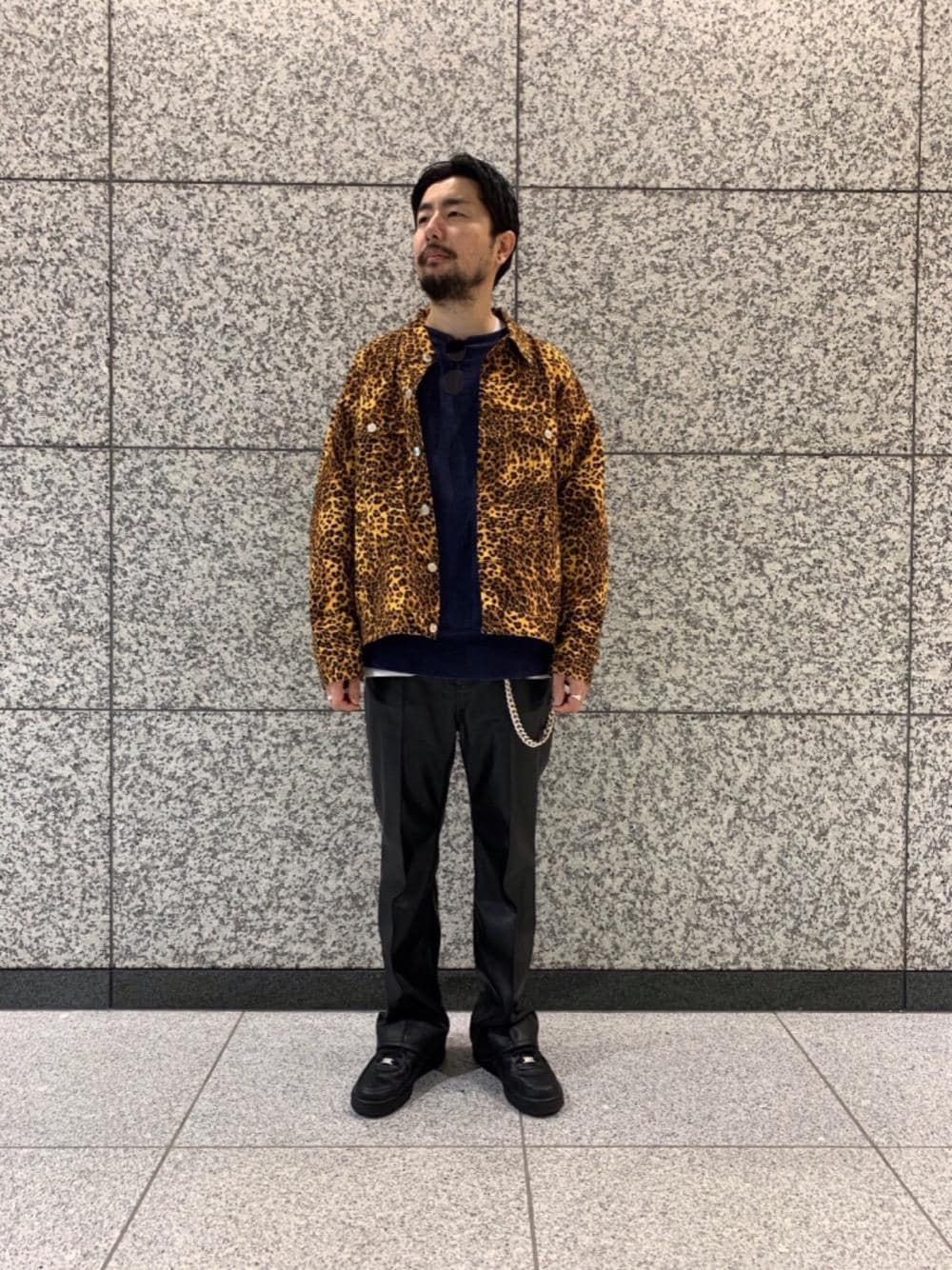☆タイムセール☆simple＊カッコイイ＊ヒョウ柄コーデ コーデ売り】6点セット コーディネート ライダースジャケット、ヒョウ