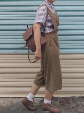 「catworld（キャットワールド）のアイテム」を使った、Tongさん（レディース・170cm）の秋コーディネート