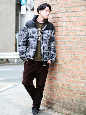 「韓国」｜「アイテム（ブルゾン）」を使った、Xinさん（メンズ・183cm）の秋コーディネート