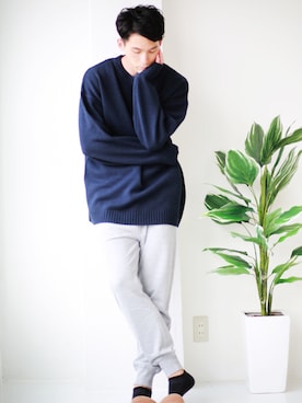 「ジョガーパンツ」｜Xinさん（メンズ・183cm）の秋コーディネート