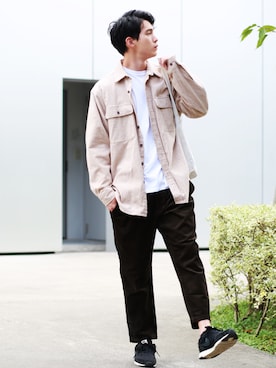 「GERRY（ジェリー）のアイテム」を使った、Xinさん（メンズ・183cm）の秋コーディネート