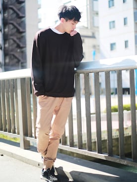 Xinさん（メンズ・183cm）の秋コーディネート