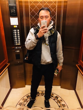 「F（エッフェ）のアイテム」を使った、Jimmyさん（メンズ・174cm）の春コーディネート