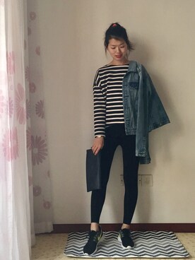 「TNA（ティーエヌエー）のアイテム」を使った、Septemberさん（レディース・163cm）の春コーディネート
