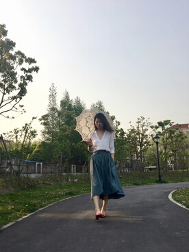 Septemberさん（レディース・163cm）の春コーディネート