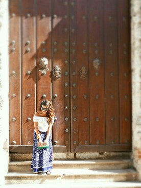 「Mossimo（モッシモ）のアイテム（トップス）」を使った、ARさん（レディース・163cm）の春コーディネート