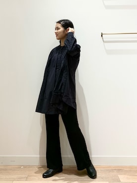 「ワントーンコーディネート」｜ミカさん（レディース・160cm）の秋コーディネート
