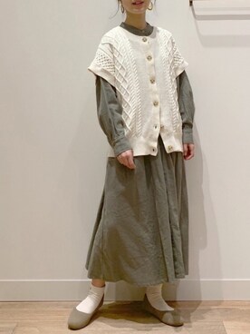 ミカさん(レディース・160cm)の冬コーディネート