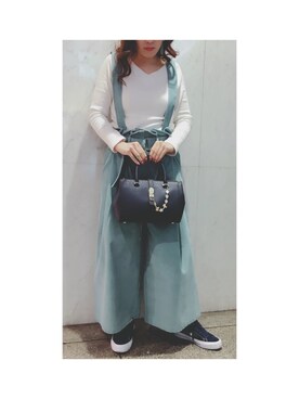 「MULLER（ミューラー）のアイテム」を使った、kurumiさん（レディース・162cm）の春コーディネート