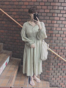 ワンピースを使った マッシュショート のレディース人気ファッションコーディネート Wear