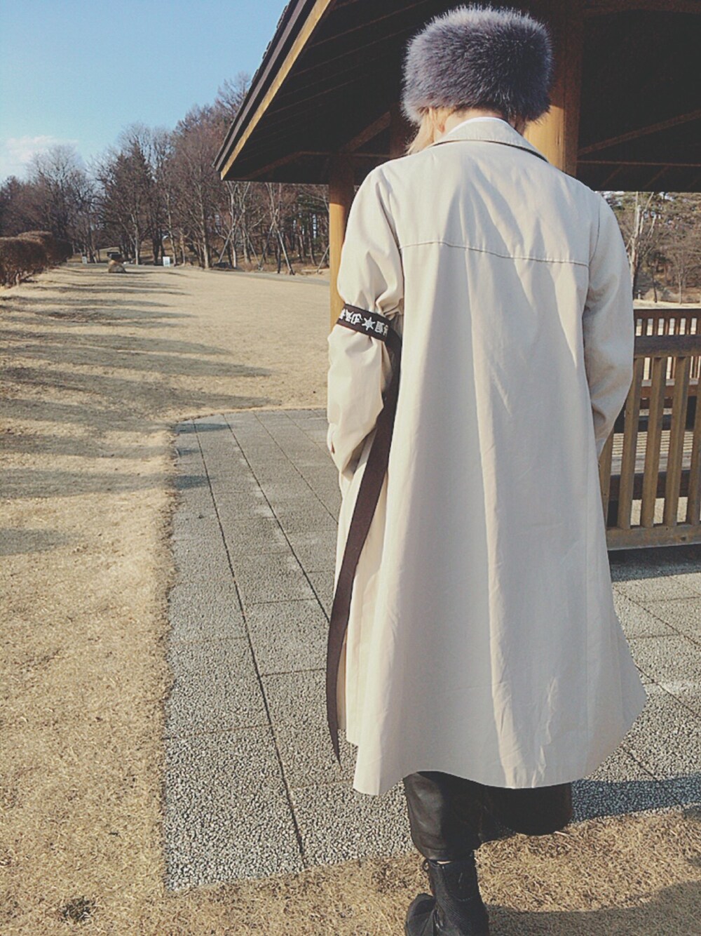 「ootd、WEGO、used、g.v.g.v.、Y's、Y-3、fashion、spring、春コーデ」｜「WEGOのWEGO/ロシアン帽（ハンチング/ベレー帽、グレー系）」を使った、中込さん（メンズ・169cm）の春コーディネートの1枚目の写真