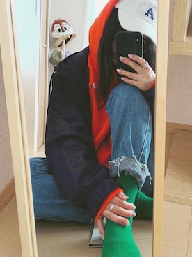 「CARROTS（キャロッツ）のアイテム」を使った、Airi.Mさん（レディース・152cm）の春コーディネート