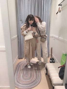 Airi.Mさん（レディース・152cm）の春コーディネート