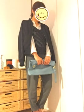 「TIENS ecoute（ティアンエクート）のアイテム（MA-1）」を使った、chanu_chanuさん（レディース・153cm）の冬コーディネート