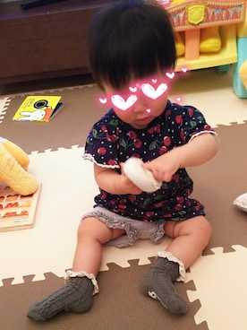 「おんなのこコーデ」｜「アイテム（音楽/本・雑誌）」を使った、ますちゃんさん（キッズ・80cm）の秋コーディネート