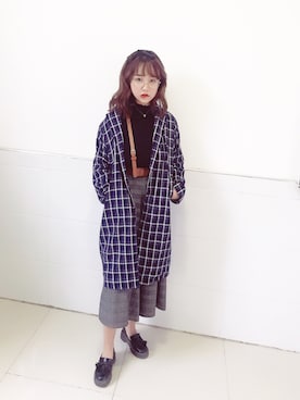 「Another Edition（アナザーエディション）のアイテム（財布/小物）」を使った、Cherylシェリさん（レディース・165cm）の秋コーディネート