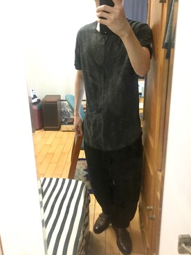 「PULL&BEAR（プルアンドベア）のアイテム（Tシャツ/カットソー）」を使った、Ph  Cさん（メンズ・171cm）の夏コーディネート