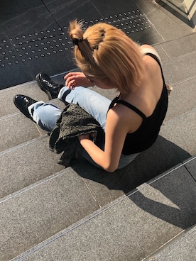 「アイテム（タンクトップ）」を使った、FIG&VIPER_hinakoさん（レディース・164cm・10代）の夏コーディネート