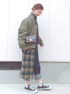 高千 真穂さん(レディース・165cm)の冬コーディネート