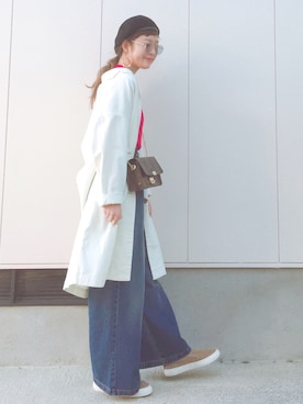 高千 真穂さん（レディース・165cm）の冬コーディネート