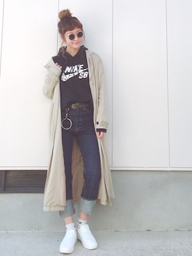 高千 真穂さん(レディース・165cm)の冬コーディネート