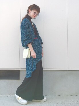 高千 真穂さん（レディース・165cm）の冬コーディネート