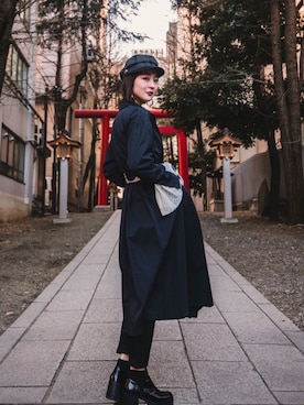 高千 真穂さん（レディース・165cm）の冬コーディネート