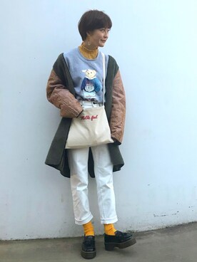 高千 真穂さん（レディース・165cm）の冬コーディネート