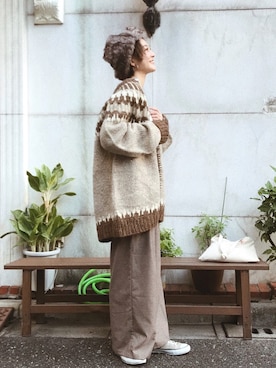 「アイラブCONVERSE」｜高千 真穂さん（レディース・165cm）の秋コーディネート