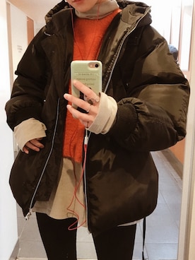 高千 真穂さん（レディース・165cm）の冬コーディネート