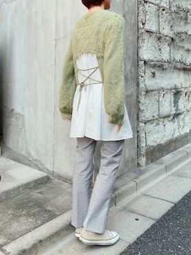 高千 真穂さん（レディース・165cm）の冬コーディネート