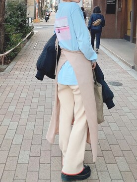 高千 真穂さん（レディース・165cm）の春コーディネート