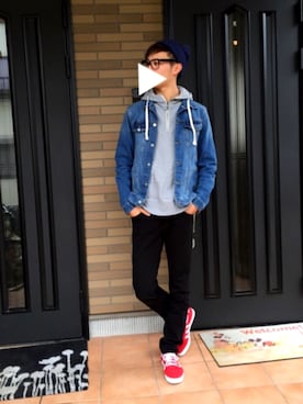 FUJIさん（メンズ・182cm）の冬コーディネート