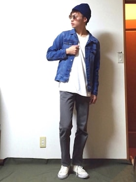 「ドラフトリーバイス」｜「アイテム（その他）」を使った、FUJIさん（メンズ・182cm）の冬コーディネート