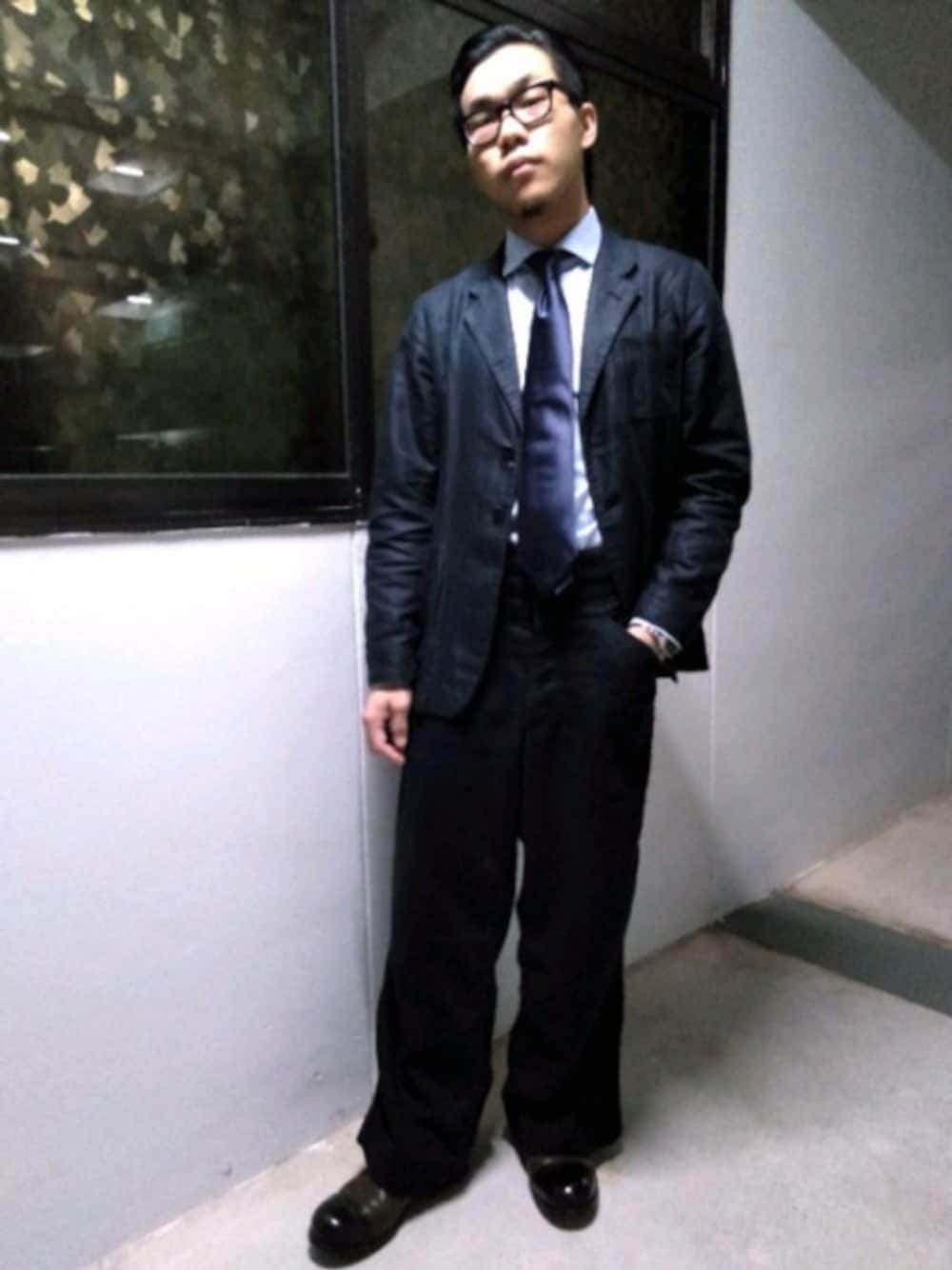 BLACK SIGN “Black Chino Wide Gurkha Pants” | MASUYA