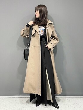 「PAGEBOY CORE」｜「アイテム（ジャケット/アウター）」を使った、みはさん（レディース・155cm）の冬コーディネート