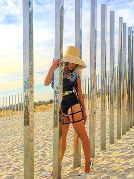 「pearl」｜Amy Rubinsteinさん（レディース・160cm）の夏コーディネート