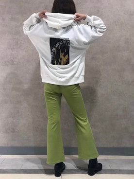 「SpRay（スプレイ）のアイテム」を使った、SpRay名古屋パルコ店さん（レディース・166cm）の春コーディネート