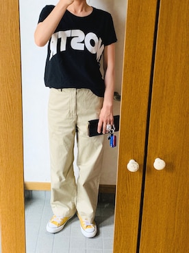 「RCWB（アールシーダブリュービー）のアイテム」を使った、hamさん（レディース・165cm）の夏コーディネート